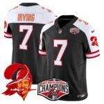 Men’s Tampa Bay Buccaneers Throwback 2024 NFC South Division Champions Patch Vapor Limited Jersey – All Stitched