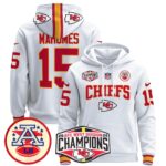 Men’s Kansas City Chiefs 2024 AFC West Division Champions Pullover Hoodie – All Stitched
