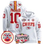 Men’s Kansas City Chiefs 2024 AFC West Division Champions Pullover Hoodie – All Stitched