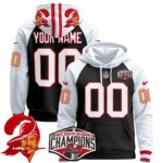 Tampa Bay Buccaneers Throwback 2024 NFC South Division Champions Patch Custom Pullover Hoodie – All Stitched