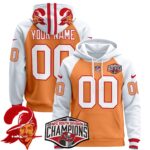 Tampa Bay Buccaneers Throwback 2024 NFC South Division Champions Patch Custom Pullover Hoodie – All Stitched